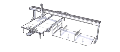Handhabung von Blechteilen, Halbautomatisch, Ergonomisch, Automatischer Werkzeugwechsel | © Güdel Group AG